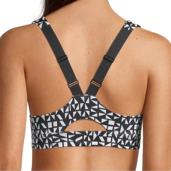 Xersion Women's Tri Geo Print Medium Support Sports Bra Size S L XL - Picture 2 of 10